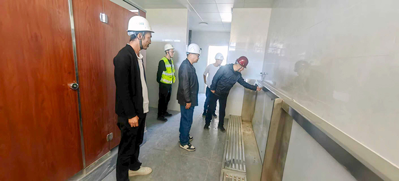 鄭州市建設投資集團有限公司 第六十七高級中學項目部國慶、中秋安全生產(chǎn)檢查簡報